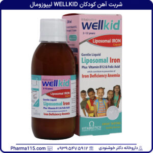 شربت آهن کودکان WellKid لیپوزومال 200 میلی لیتر